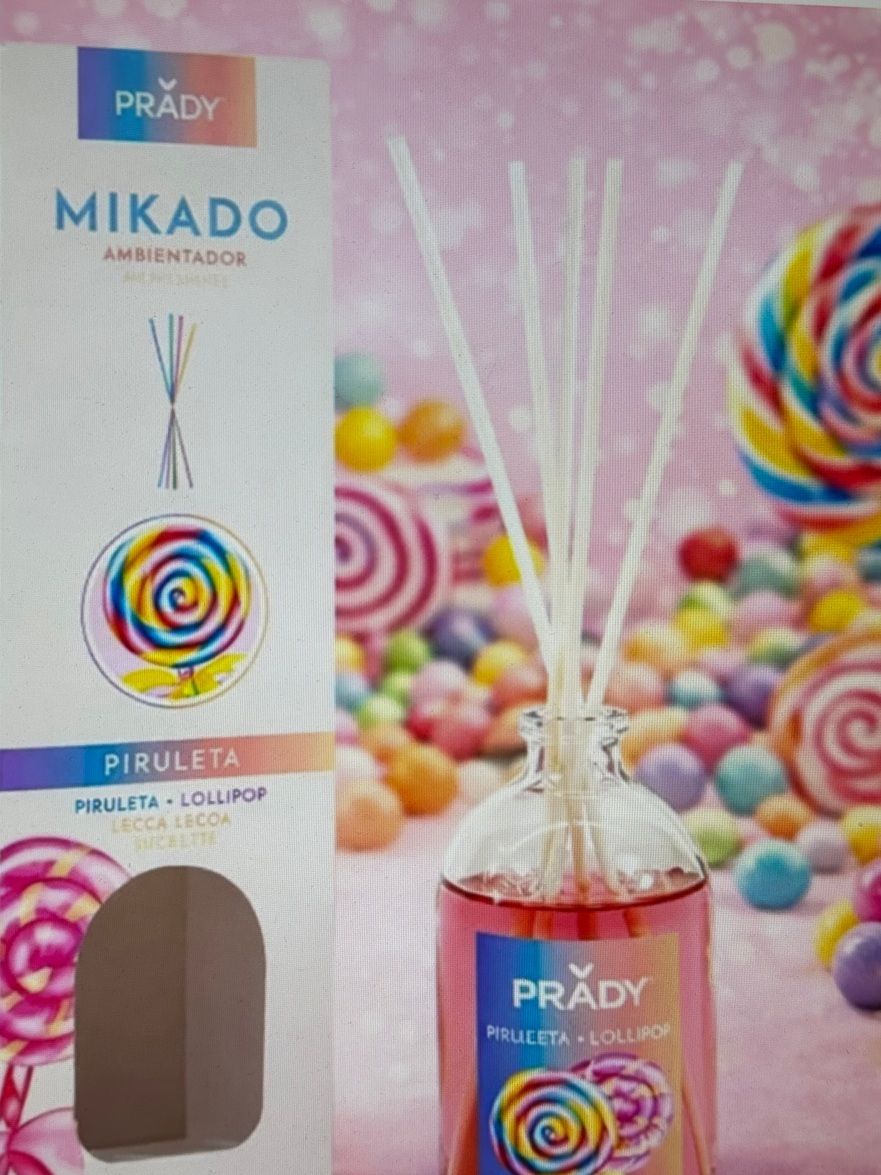 Diffuseur Mikado Prady sucette candy