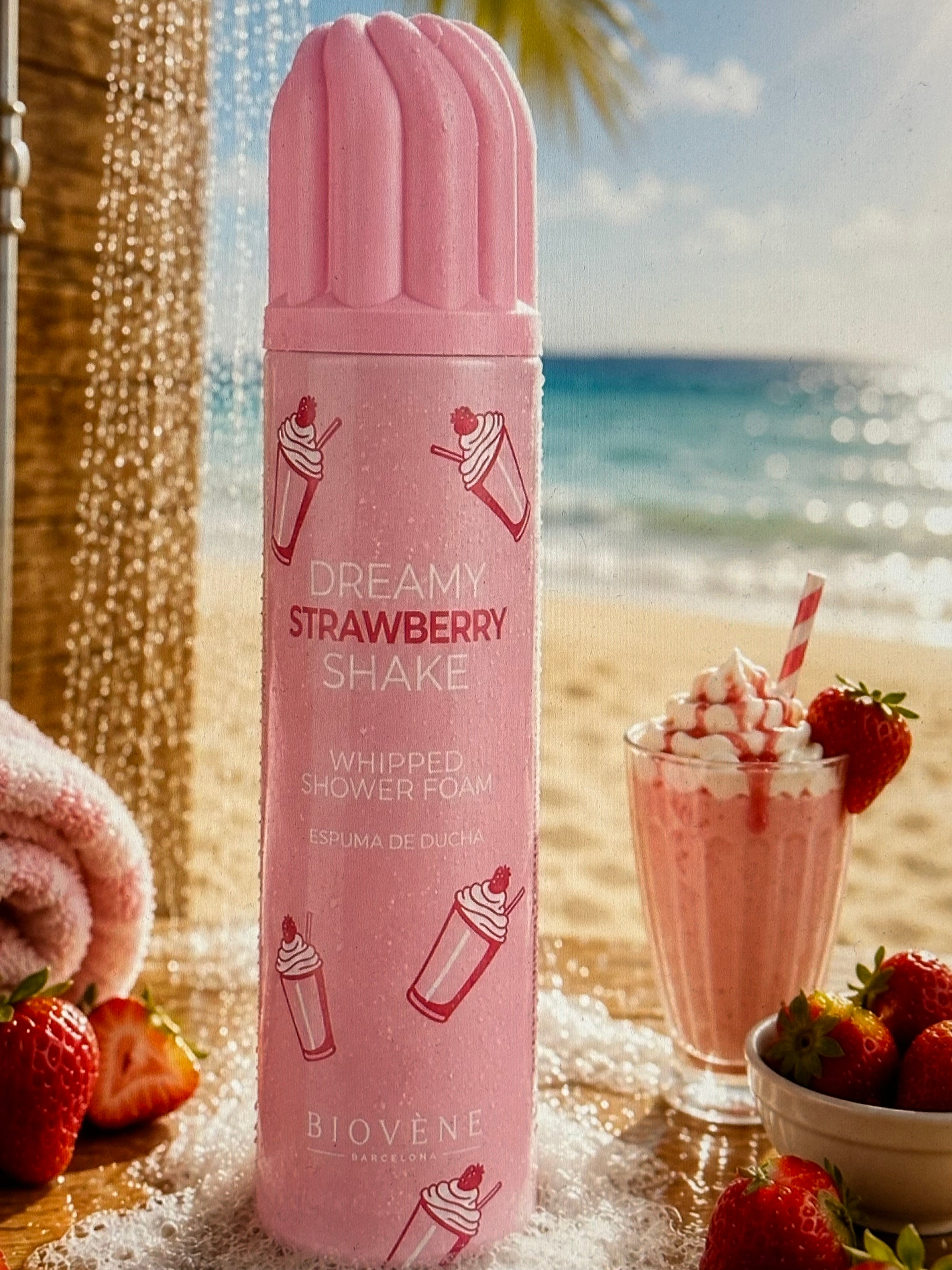 Mousse de douche Fouetté Dreamy Strawberry