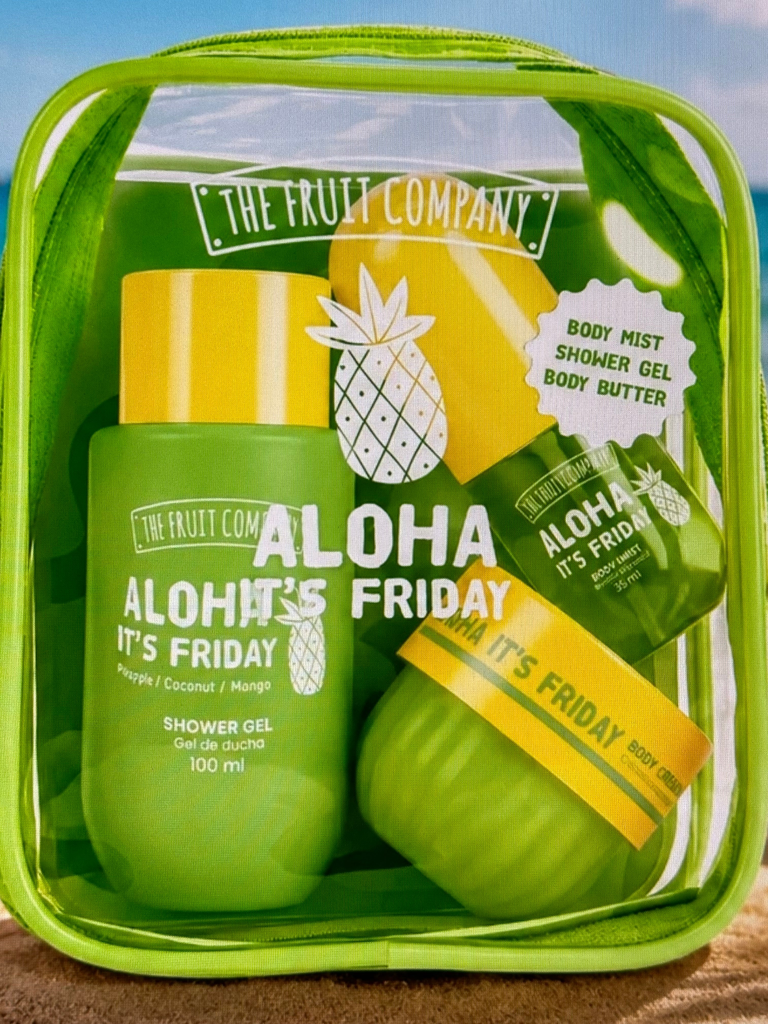 Travel bag 3 pièces summer Aloha It's Friday